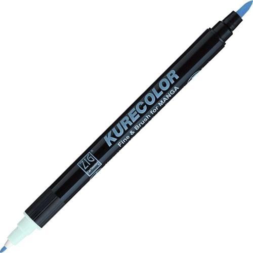 Kurecolor Fine & Brush for MANGA Marker Çizim Kalemi 340 Haze Blue