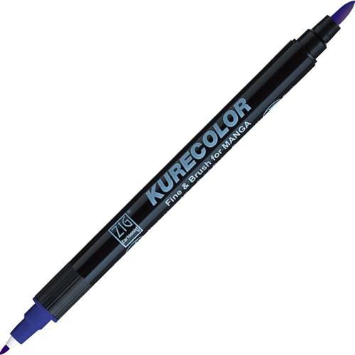 Kurecolor Fine & Brush for MANGA Marker Çizim Kalemi 317 Blue