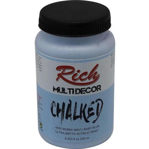 Multi Decor Chalked Akrilik Boya 250 cc. 4550 BEBEK MAVİ