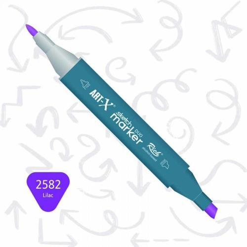 Sketch Marker Duo Çift Uçlu Marker Kalem 2582 Lilac