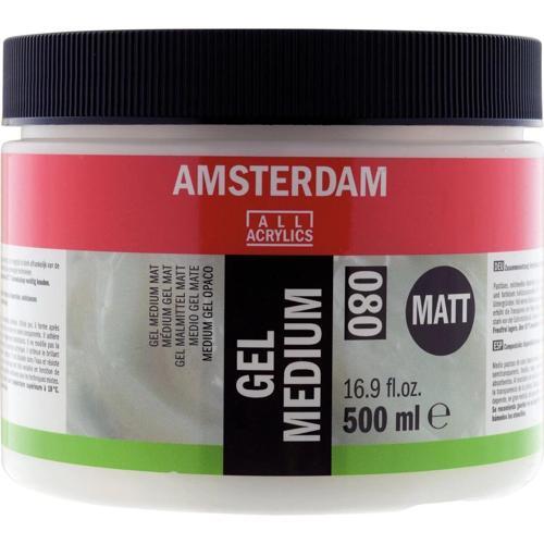 Amsterdam Gel Medium Matt 080 Mat Jel Medyum 500 ml.