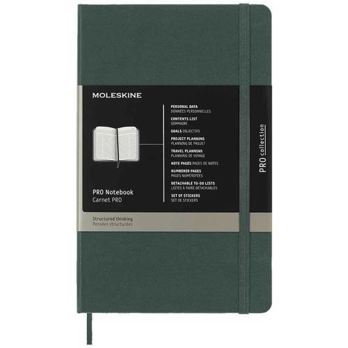 Pro Notebook Sert Kapak Defter L Boy 13x21 cm. 240 Sayfa Orman Yeşili