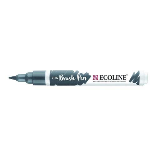 Ecoline Brush Pen Fırça Uçlu Kalem 706 Deep Grey
