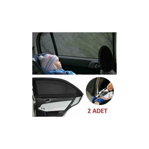 Hyundai Elentra 2008-2012  Uyumlu 2 Adet Oto Yan Cam Güneşliği, Arka Cam Güneşliği/Perde