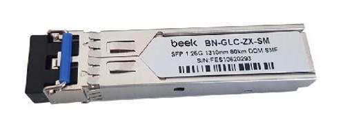 Beek 1000Base-LX (LC/80Km/1310nm/Single-Mode) SFP Modül, 1.25Gb/s, Cisco, Extreme, NORTEL, ZTE, Huawei, Alcatel, ZyXEL, Netgear, AVAYA, Juniper, Linksys, Enterasys ürünleriyle uyumlu