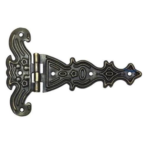 Dekoratif, Sac Tek Kuyruklu Menteşe - 69x102 Mm, Büyük, Antik, 100 Adet