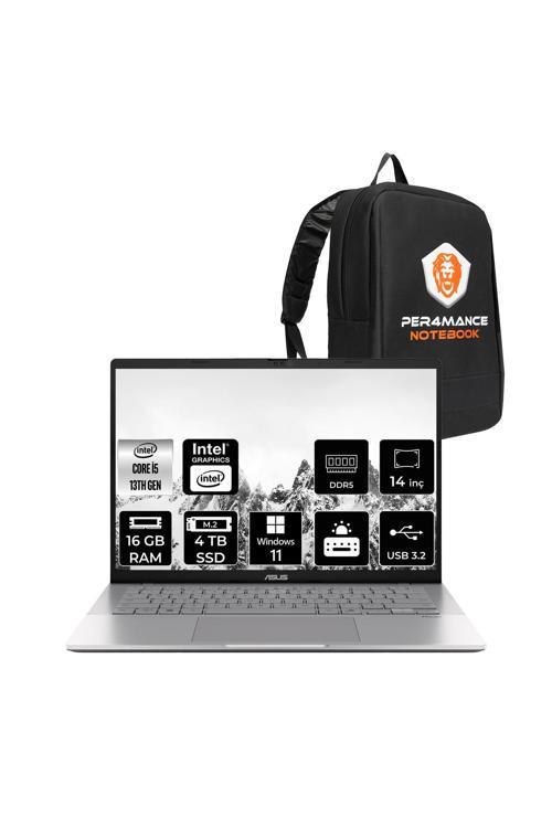 Vivobook S14 i5 13420H 16GB DDR5 4TB SSD 14" 60Hz IPS WUXGA W11H S3407VA Dizüstü Bilgisayar & Laptop