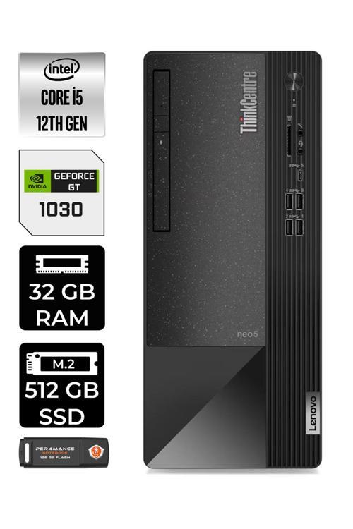Neo 50T i5 12400 32GB RAM 512GB SSD GT1030/4GB W11HOME 11SE00BPTX MASAÜSTÜ PC & PER4 BELLEK