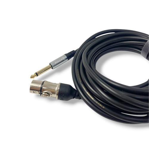 XLR Dişi-6.3mm Gitar Erkek Jaklı Kablo 5Metre
