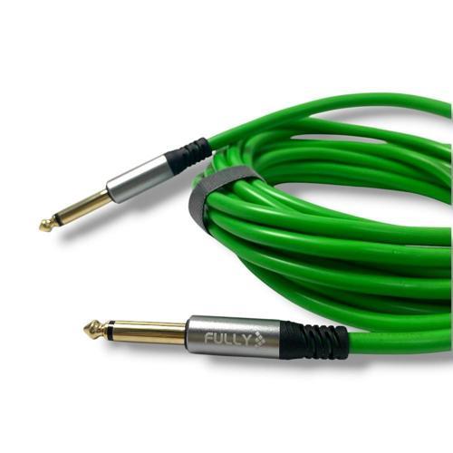 5Metre 6.3mm Erkek-Erkek Mono Gitar Kablo - Yeşil