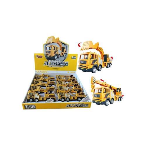 Nessiworld YH-711-54A SÜRTMELİ METAL 1:50 SARI VİNÇ VE