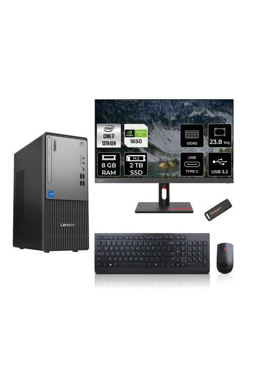 ThinkCentre Neo 50T G5 i7 13700 8GB 2TB SSD GTX1650/4GB 23.8" FHD FDOS Masaüstü Bilgisayar