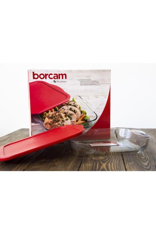 Silikon Kapaklı Kare Borcam Tepsi 59024