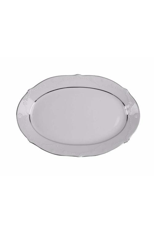 Queen Platin Kayık Tabak 24Cm