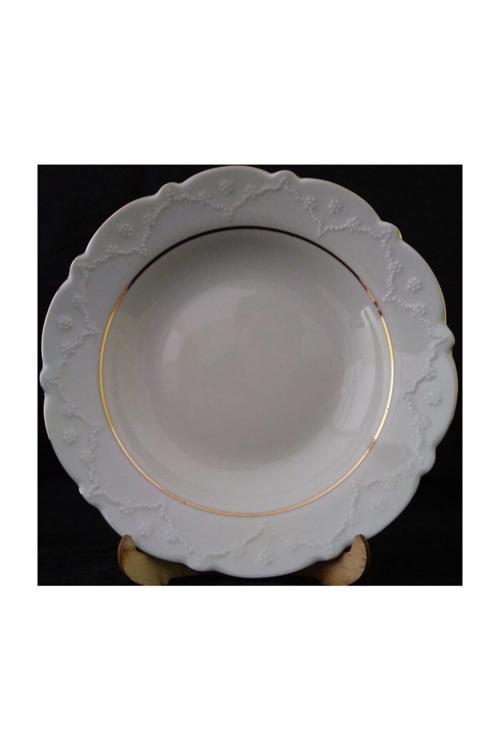 Queen 6'Lı Yaldızlı Çukur Tabak 19 Cm