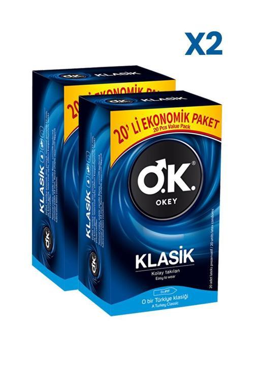 Klasik Prezervatif 20'li x2 Adet