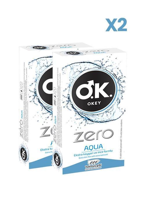 Zero Aqua Prezervatif 10'lu x2 Adet