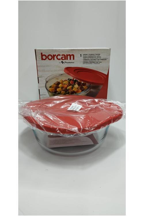 59133 Plastik Kapaklı Borcam 16Cm *19Cm