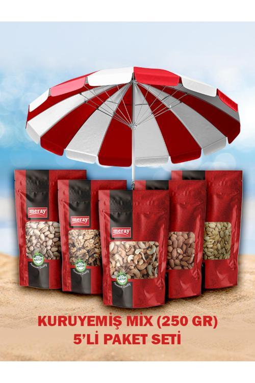 Kuruyemiş Mix 250 Gr 5'Li Paket Seti