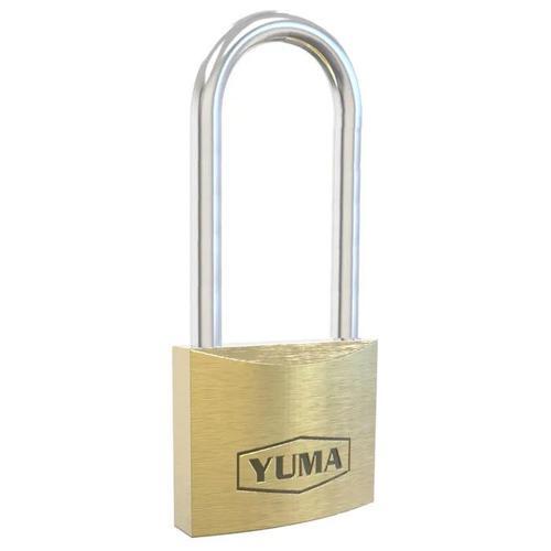 Yuma Türk Malı Pirinç Uzun Kancalı Asma Kilit 60 Mm