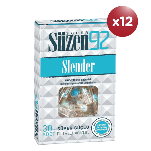 Sigara Ağızlığı Filtresi Slender 12 ADET