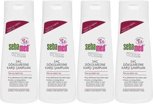 Şampuan 200ML Saç Dökülmesine Karşı (Tüm Saç Tipleri için) (4 Lü Set)