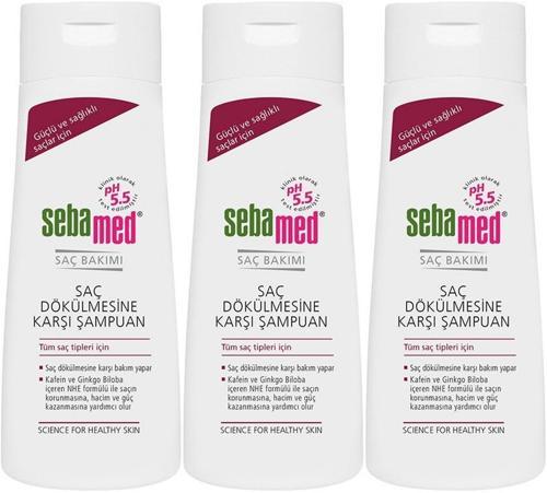 Şampuan 200ML Saç Dökülmesine Karşı (Tüm Saç Tipleri için) (3 Lü Set)