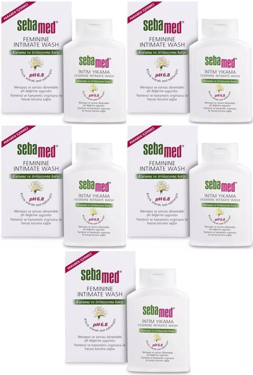 İntim Menapoz Likit 200ML PH6.8 (Genital Bölge Temizleyici) (5 Li Set)