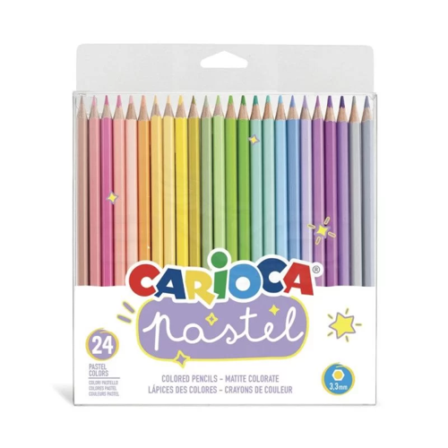 Kuru Boya Kalemi 3.3mm Pastel Renkler 24lü 43310