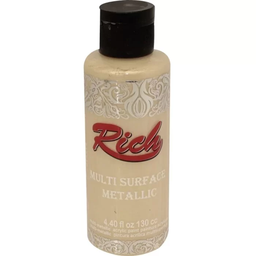 Multi Surface Metalik Her Yüzey İçin Akrilik Boya 120ml 6514 Krem