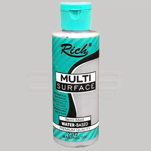 Multi Surface Akrilik Boya 120ml 2312 Marjinal Gri