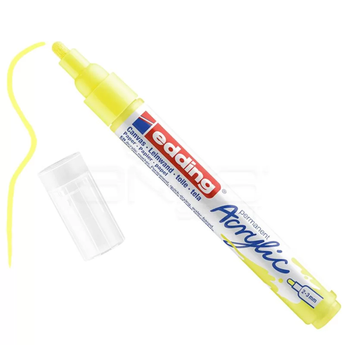 5100 Akrilik Marker Kalem 2-3mm Yuvarlak Uç 065 Fosforlu Sarı