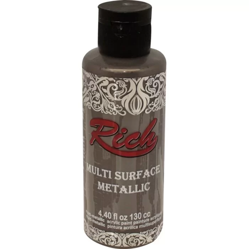 Multi Surface Metalik Her Yüzey İçin Akrilik Boya 120ml 6528 Taş Gri