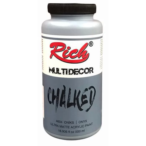 Multi Decor Chalked Akrilik Boya 500ml 4604 Onıx