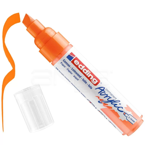 5000 Akrilik Marker Kalem 5-10mm Kesik Uç 066 Fosforlu Turuncu