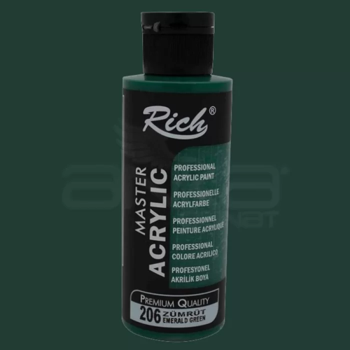 Master Akrilik Boya 120ml 206 Zümrüt