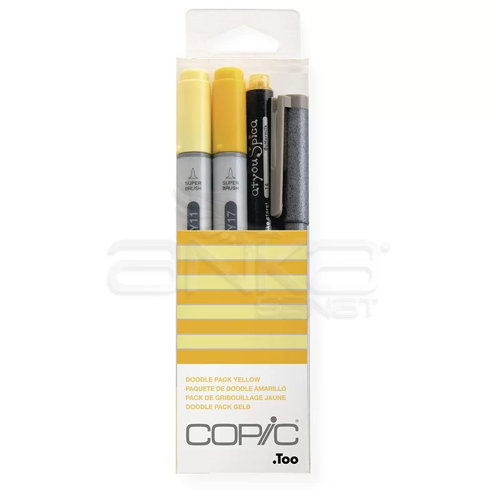 Doodle Pack 4lü Set Yellow