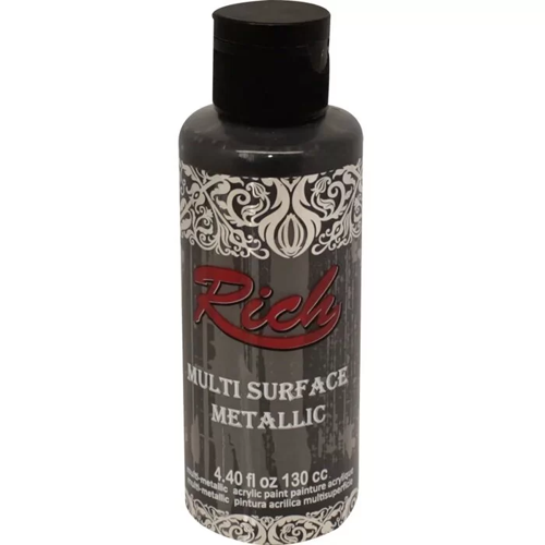 Multi Surface Metalik Her Yüzey İçin Akrilik Boya 120ml 6520 Siyah