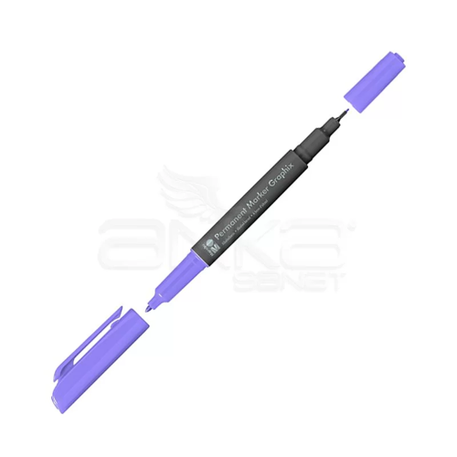 Graphix Permanent Marker Çift Uçlu 1.0mm-0.5mm 226 Pastel Lilac