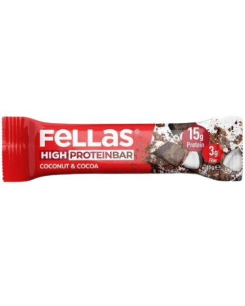 Yüksek Protein Bar - Hindistan Cevizli ve Kakaolu 45g