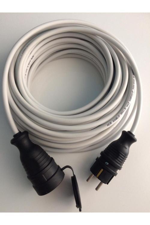 15 Metre 3x1,5 Ttr Cca Topraklı Seyyar Uzatma Kablosu 15 Metre