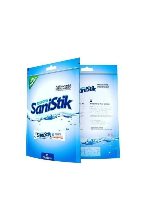 Sanistik Aloe Vera Alkol Bazlı  El Temizleyici Jel 3 Ml X 20'Li