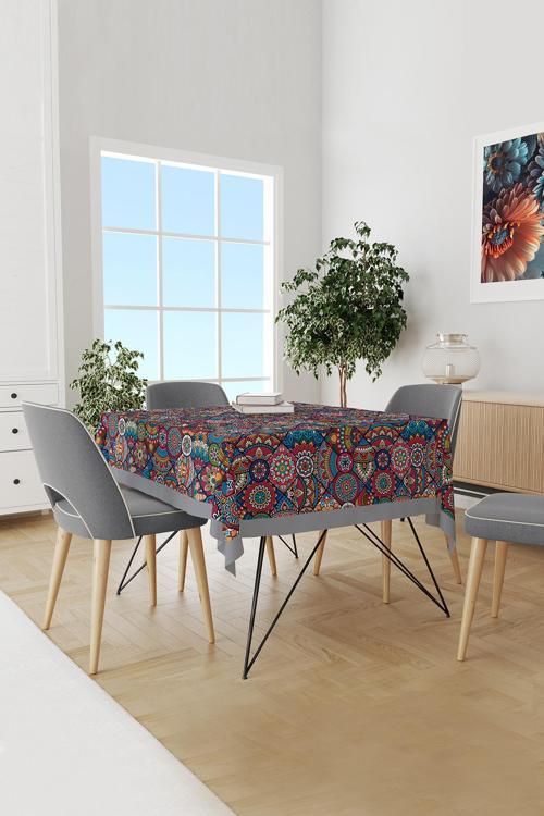 Anatolia 10 Desenli Süet Dertsiz Masa Örtüsü