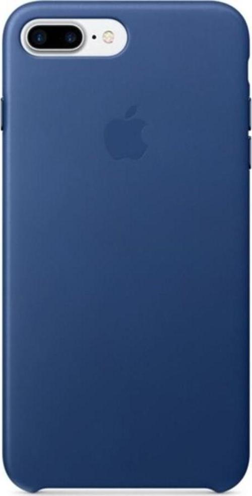 Apple iPhone 7/8 Plus Deri Kılıf-Safir Mavi