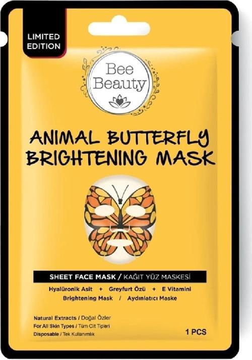 Animal Kağıt Maske Butterfly Aydınlatıcı Kelebek Maske