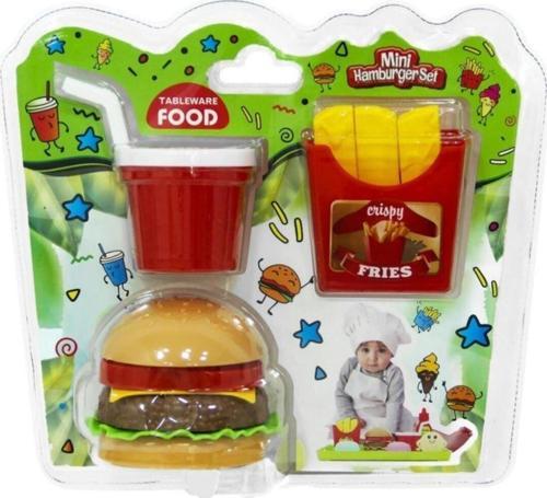 Oyuncak Mini Hamburger Seti