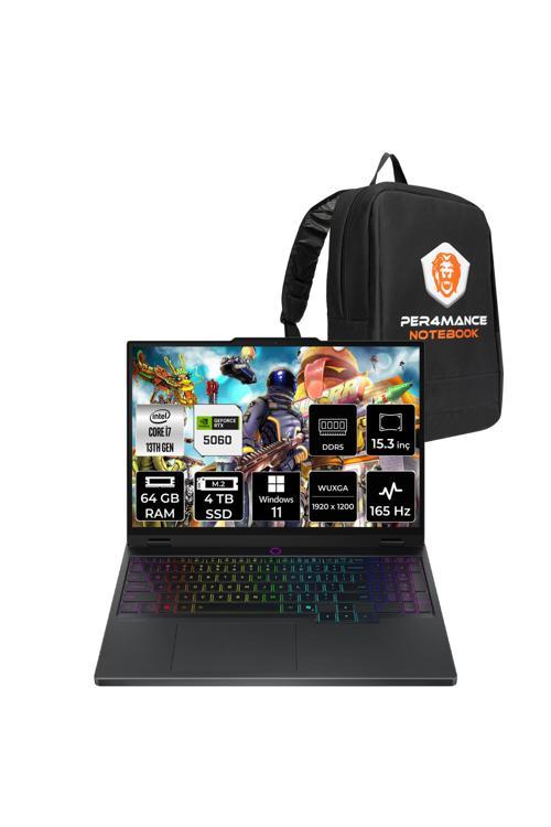 Legion 5 i7-13650HX 64GB 4TB SSD RTX5060/8GB 115W 165Hz WUXGA 15.3" W11P Gaming Laptop