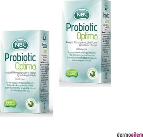 Probiotic Optima 30 Çiğneme Tableti 2'li