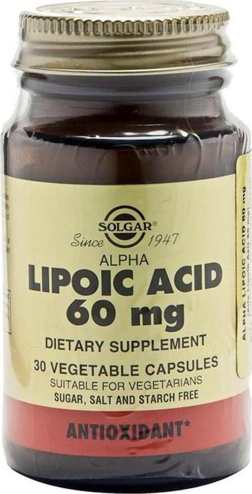 Alpha Lipoic Acid 60 mg 60 Tablet
