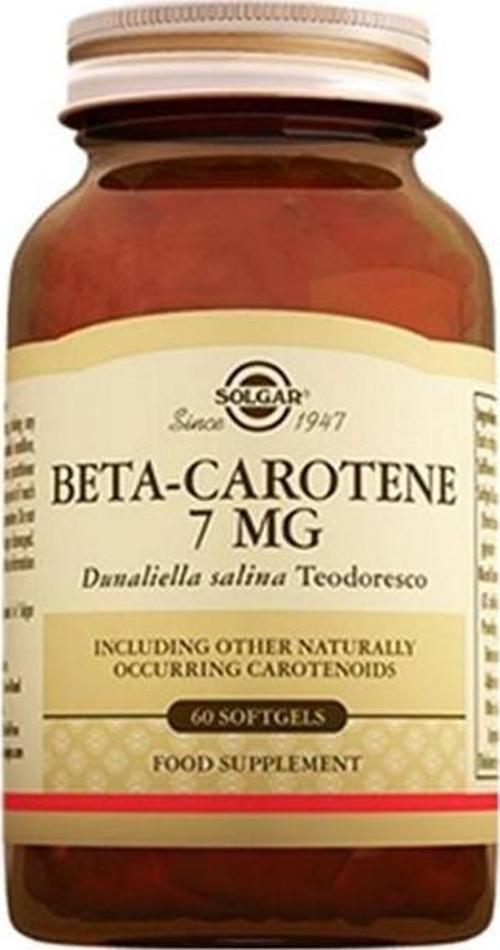 Beta Carotene 7 mg 60 Kapsül